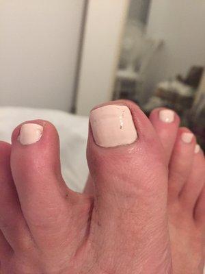 Later that evening after my pedicure