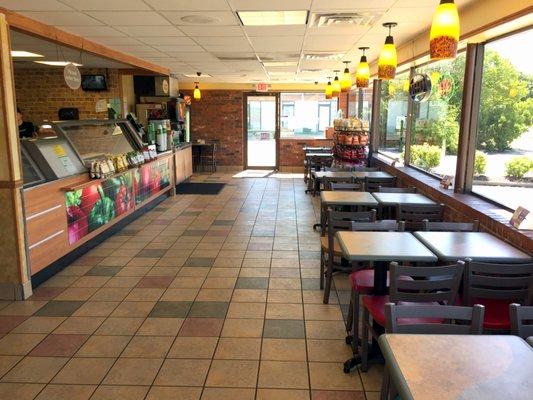 Counter and One of Three Dining Areas