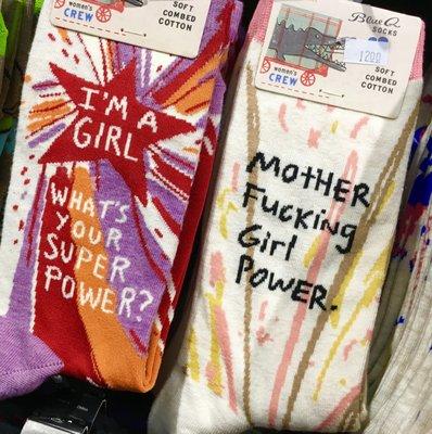 Girl Power Socks!!!