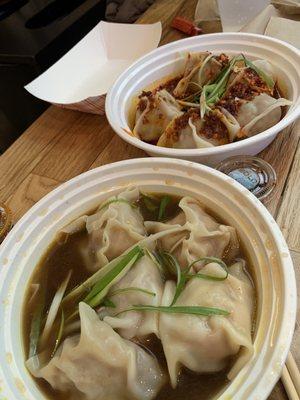 Super tasty, fast and reasonably priced! Shrimp and Pork Dumplings and pork soup dumpling.