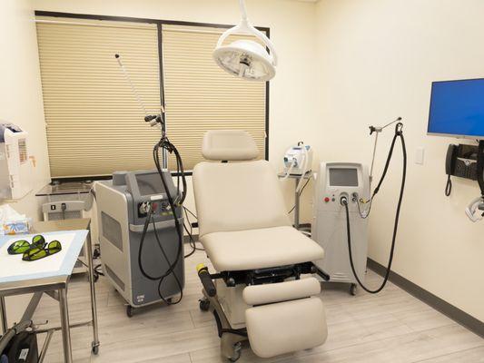 Lasers for vein treatment, skin pigment, hair removal and tattoo removal