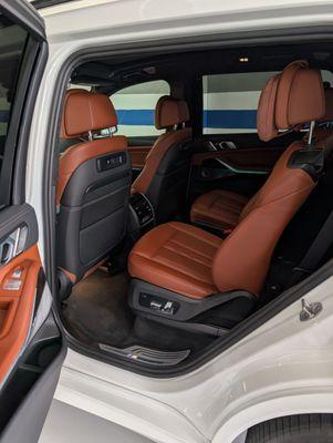 Beautiful brown tan leather interior