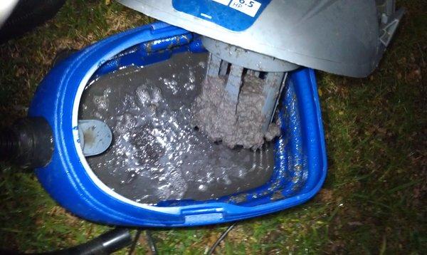 Dryer leaking water on floor? This was after a clean out. The dryer vent was clogged with dryer lint it was soaked with water.