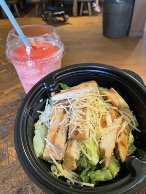 Chicken Salad and Icee