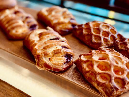 Viennoiseries assortment every morning.