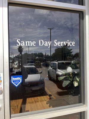 Same Day Service