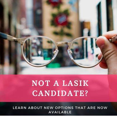 Richens Eye Center offers a free no obligation consultation to see what options you are a candidate for!