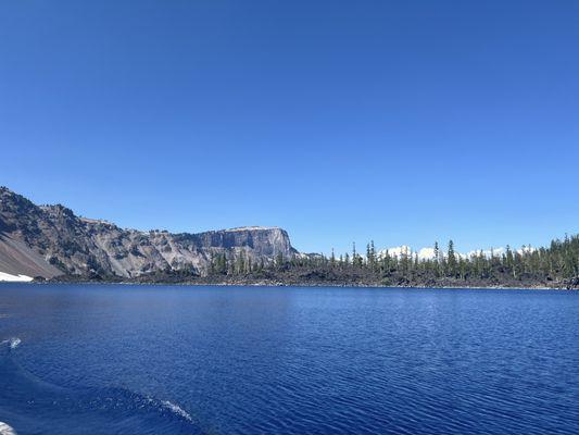 Crater Lake has the bluest water