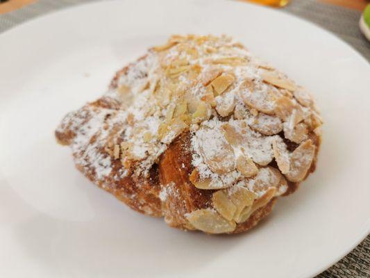 Almond croissant, very good