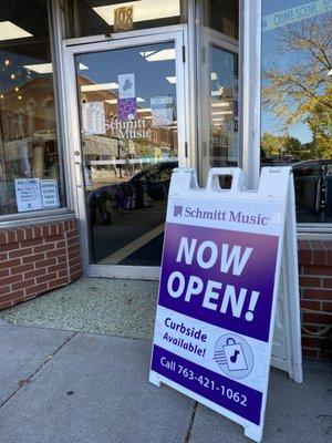 Schmitt Music Anoka - Now open! Curbside available.