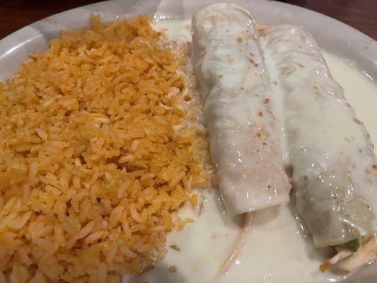 Enchiladas Blanca!