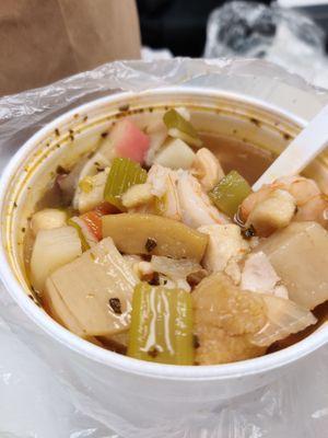 sopa de mariscos