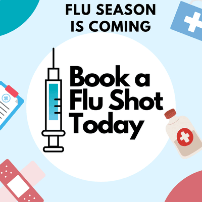 Book your flu shot today!