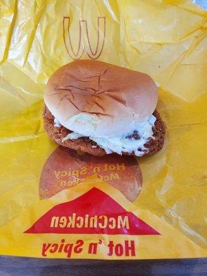 Hot & spicy McChicken