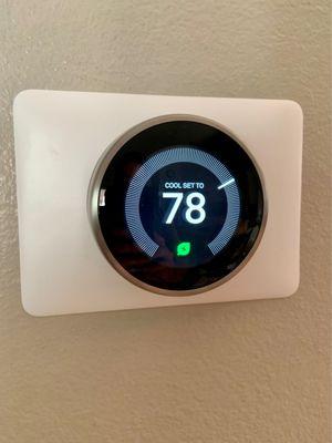 Nest Thermostat installed by Dave.