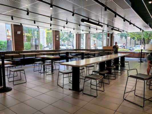 Seating Area at McDonald's State and Chicago