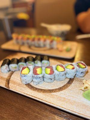 Tuna Avocado, Yellowtail Jalapeño | Instagram: gaogirlsgrubbin