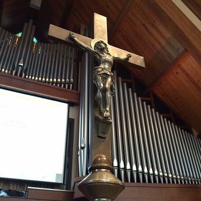 Processional cross used at IWS.