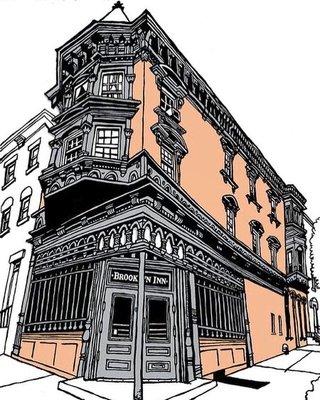 Drawing of Brooklyn Inn