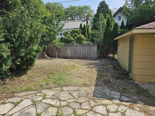 AFTER:
Removed vegetation, removed/filled in pond, cleared lot for future sod/property construction