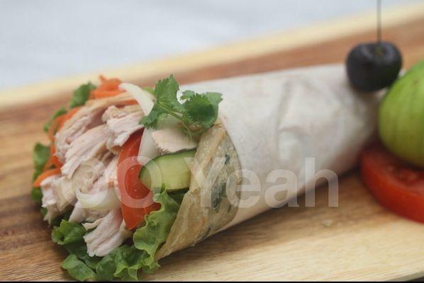 Chicken pancake wrap