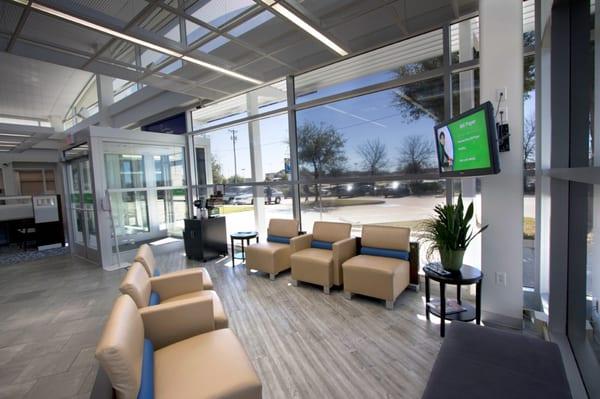 Grand Prairie Camp Wisdom Branch Waiting Area