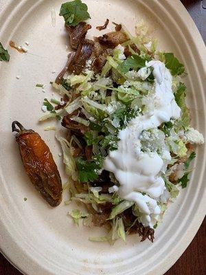 Carnitas huarache