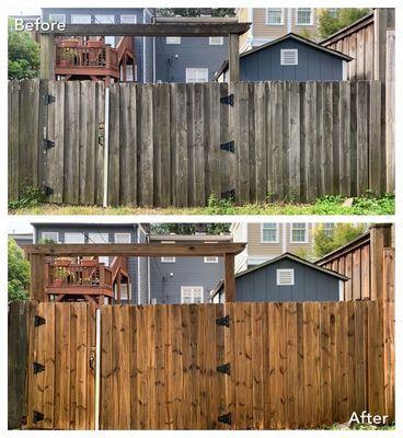 We can make your fence look new.