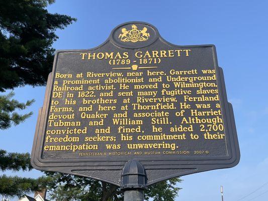 A little about Thomas Garrett