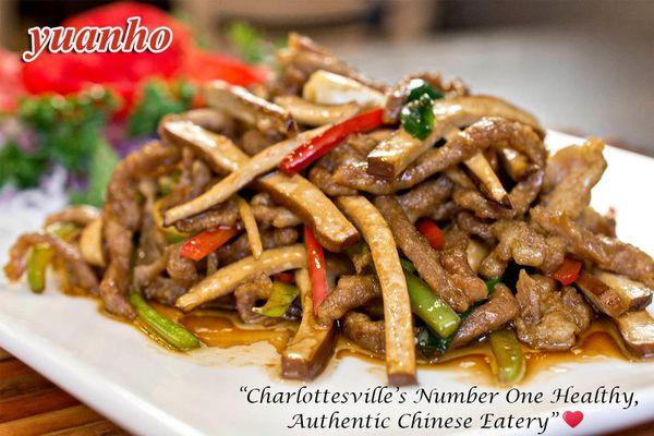 YUANHO: CHARLOTTESVILLE'S NUMBER ONE HEALTHY, AUTHENTIC CHINESE EATERY Passionate about traditional Chinese cooking methods ...