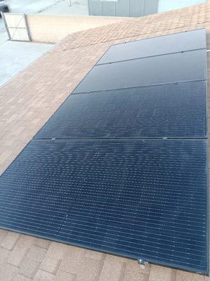 Small solar array