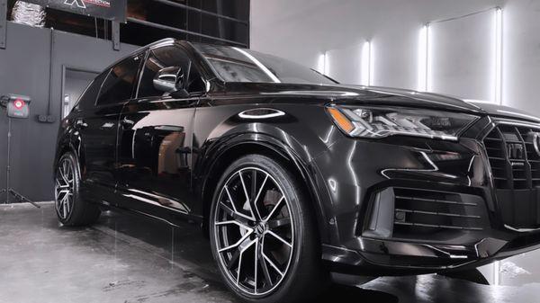 2021 Audi Q7 Xpel Full Front PPF + System X Diamond Lifetime Warranty Ceramic Coating