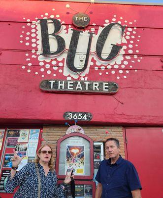 'Bout to see Android's New Soul at this cool little Denver theater called "The Bug"!!