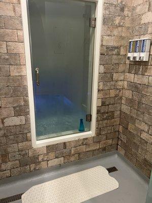 Shower area and float tank