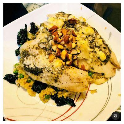 Chicken with Garlic Chard Rice