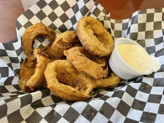 Crunchy Breaded Onion Rings