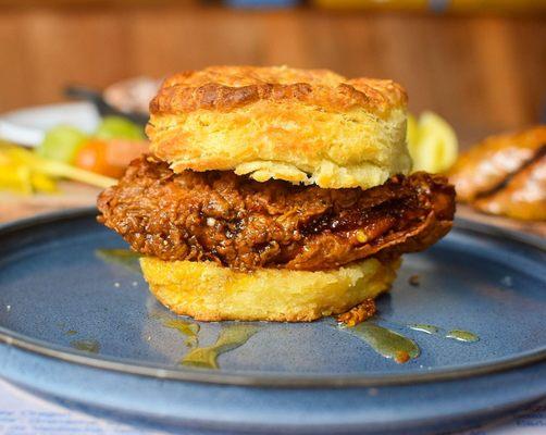 Nashville Hot Chicken Biscuit