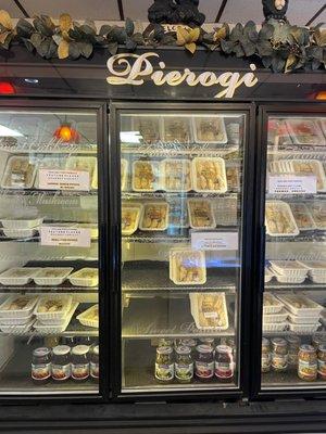 Refrigerated pierogis