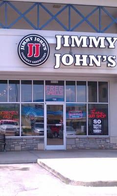 Jimmy John's restaurant front.