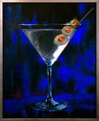 "Shaken... Not Stirred" 60 x 48 oil by Kenn Backhaus