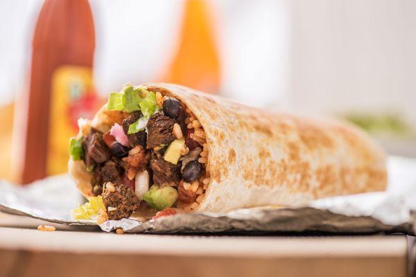 Toasted Burrito with SIrloin Steak