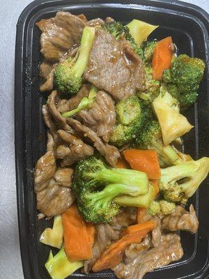 Beef with broccoli