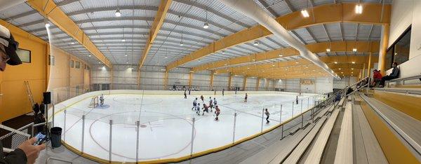 Pano of Bellevue rink 1