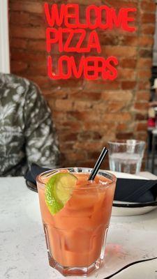 Blood orange margarita