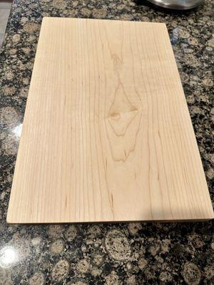 After - finished cutting board