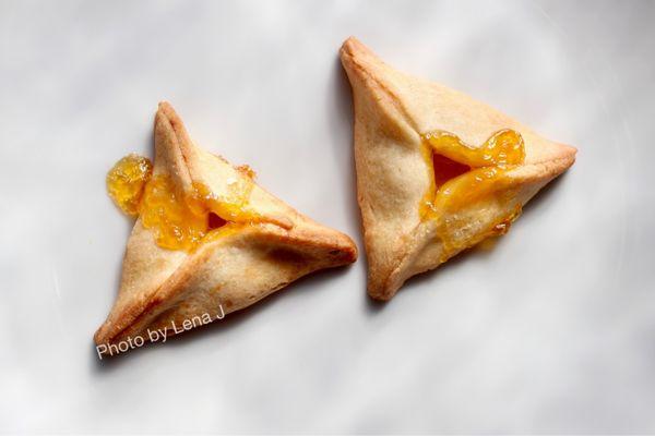 Apricot hamantaschen ($2 each)