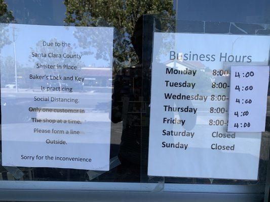 Store hours