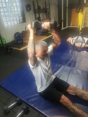 Pete mastering the basics of the Z Press