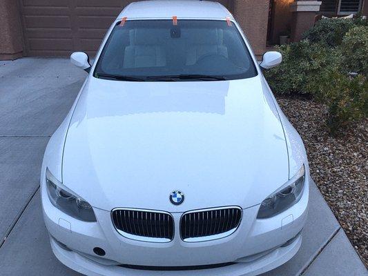 2013 BMW 328i windshield replacement