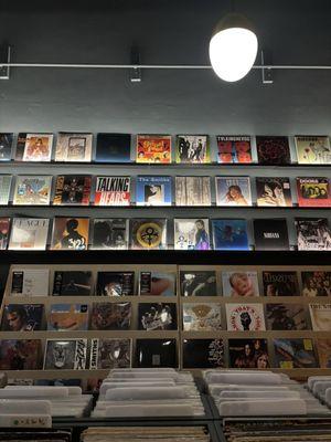 Record shop in front.